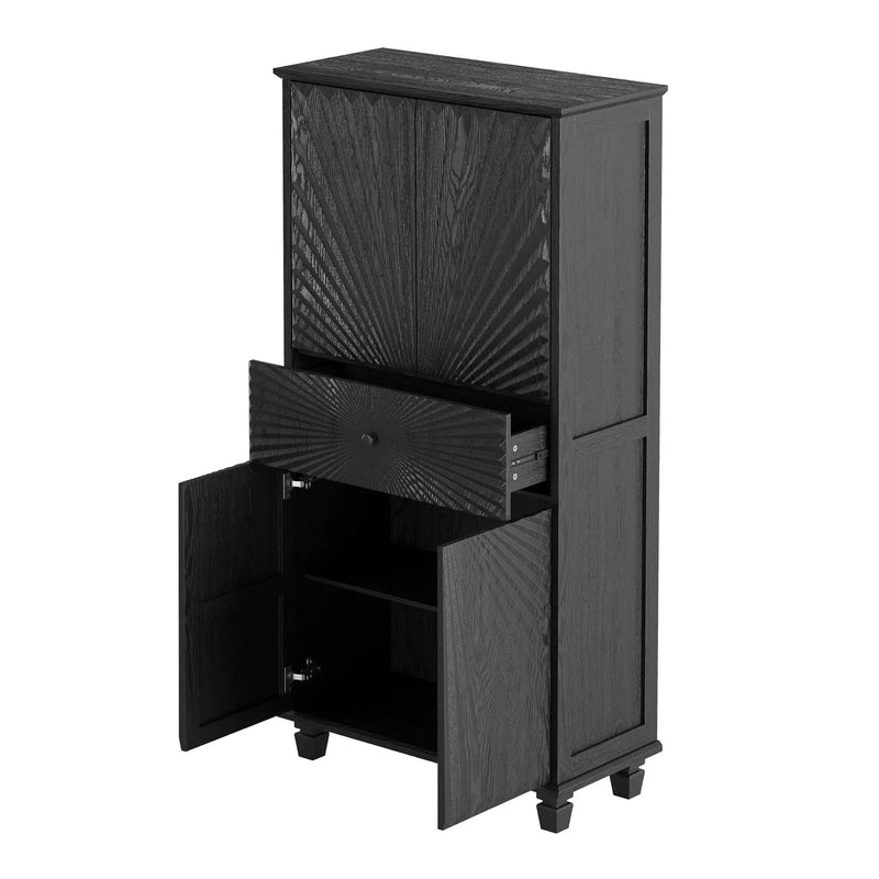 64.5'' Tall Accent 4-Door Cabinet by HouseOfZazla