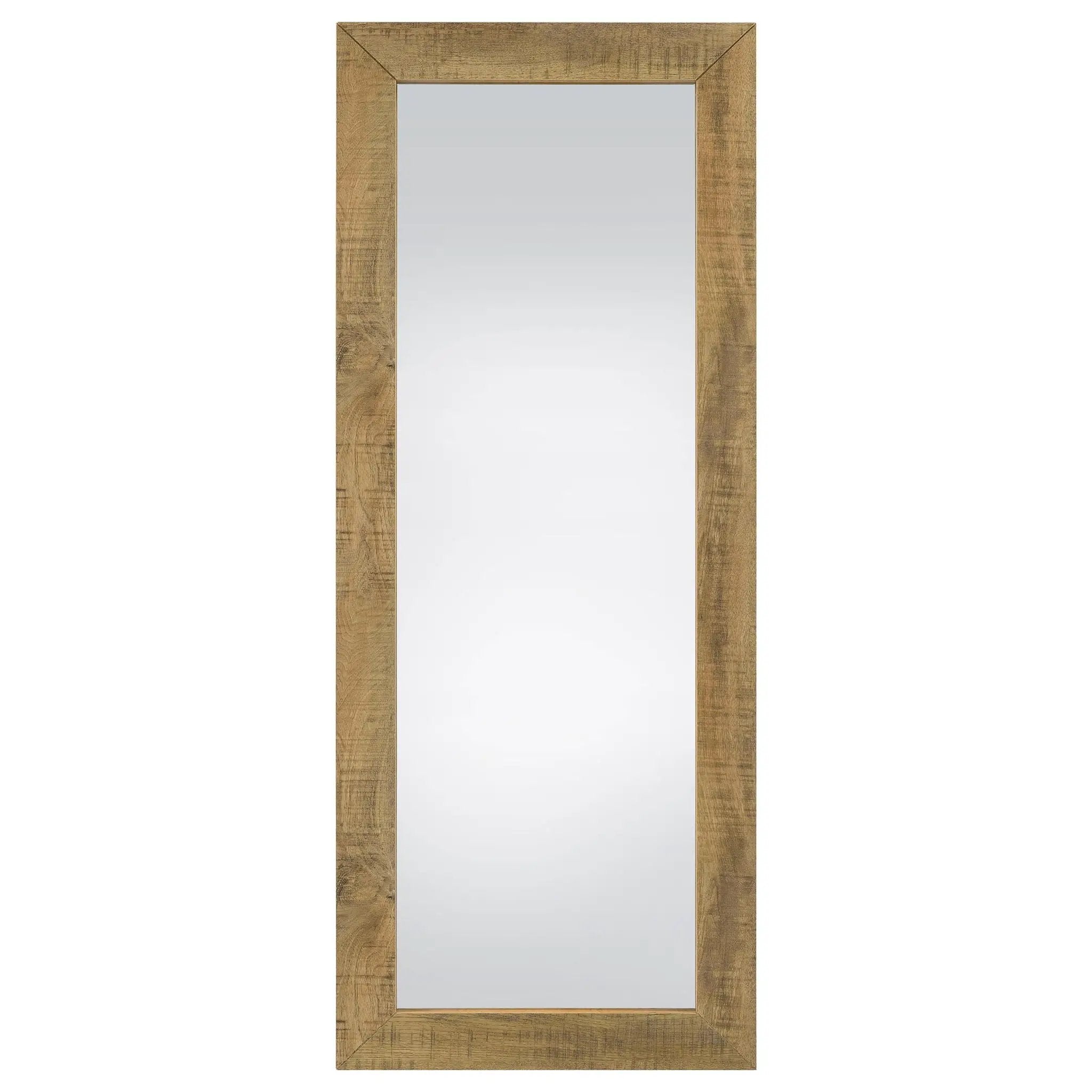 Cadence Tempered Glass Full Length Standing Mirror Mango by Unique Piece Furniture