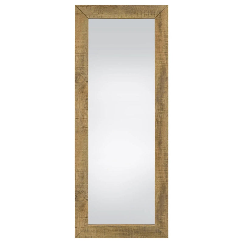 Cadence Tempered Glass Full Length Standing Mirror Mango by Unique Piece Furniture