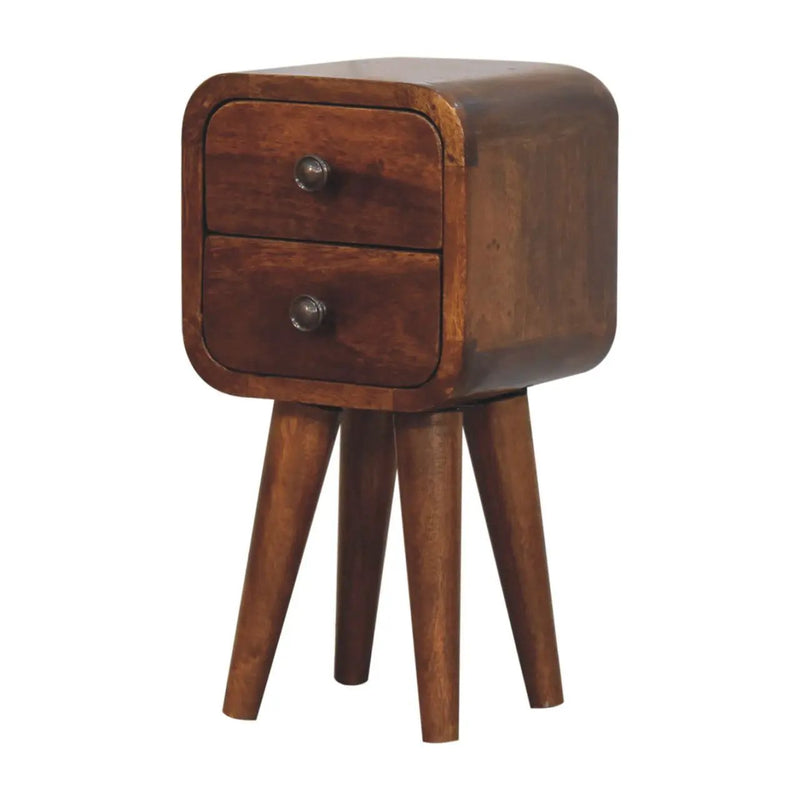 Curved Nightstand, by Unique Piece Furniture
