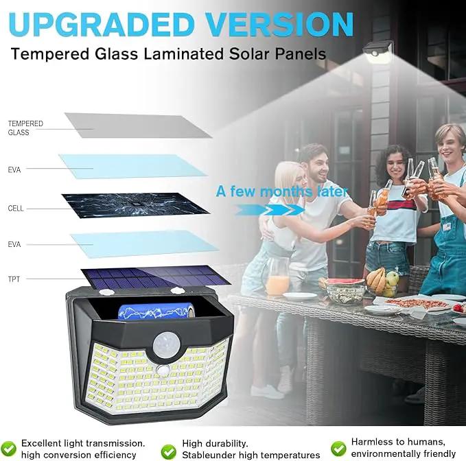 Aootek Solar Outdoor Lights 8 Packs,Motion Sensor Outdoor Lights with 3 Lighting Modes,Solar Lights Outdoor Waterproof for Garden Patio Garage Yard Deck by GreenHaven Gardens