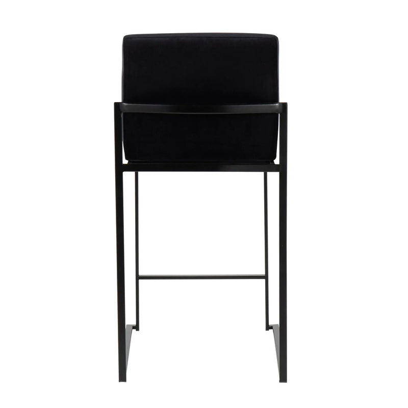 Fuji - Contemporary Modern Elegance, High Back Counter Stool by HouseOfZazla