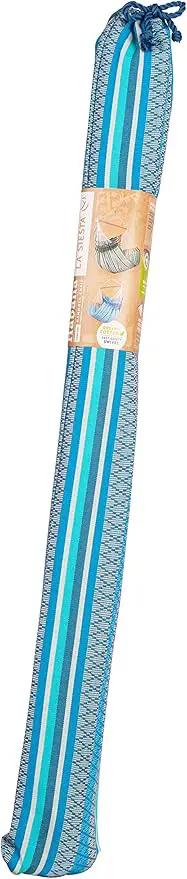 La Siesta® Large Comfort Habana Cotton Hanging Hammock Chair, Indoor Outdoor Hammock Swing Chair, Boho Hanging Chair Bedroom Patio, Max 285 Lbs, Azure by GreenHaven Gardens