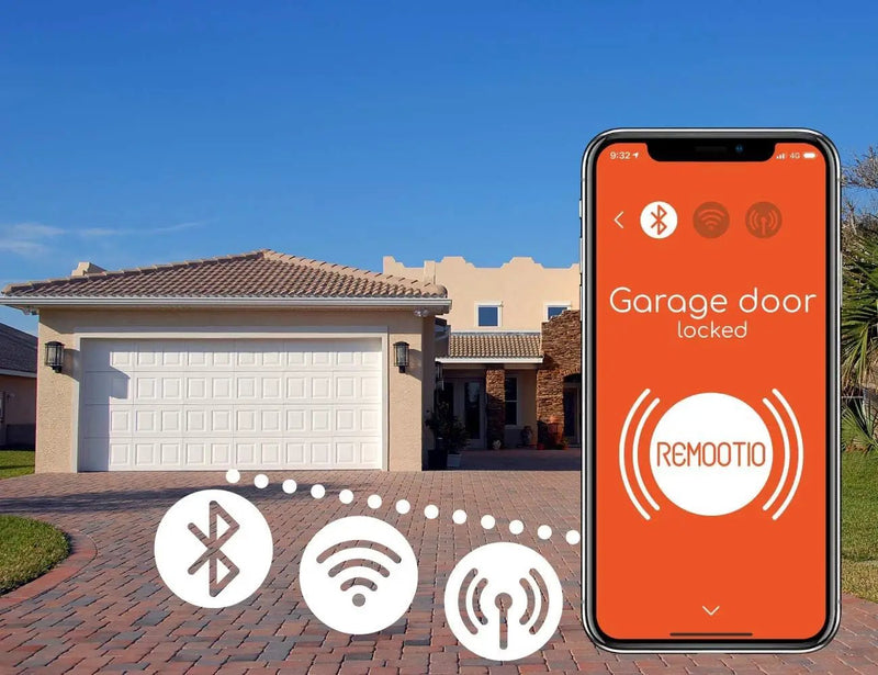 2 WiFi and Bluetooth Smart Garage Door opener with iOS and Android App, Apple Home (HomeKit), Amazon Alexa, Google Home, SmartThings, Siri Shortcuts compatible. With sensor and power adapter. by GreenHaven Gardens