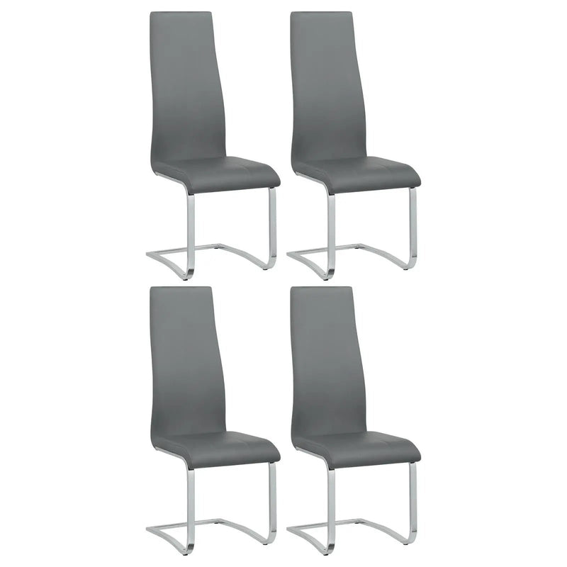 High Back Side Chairs Dining Chairs With Padded Upholstery (Set of 4) by HouseOfZazla