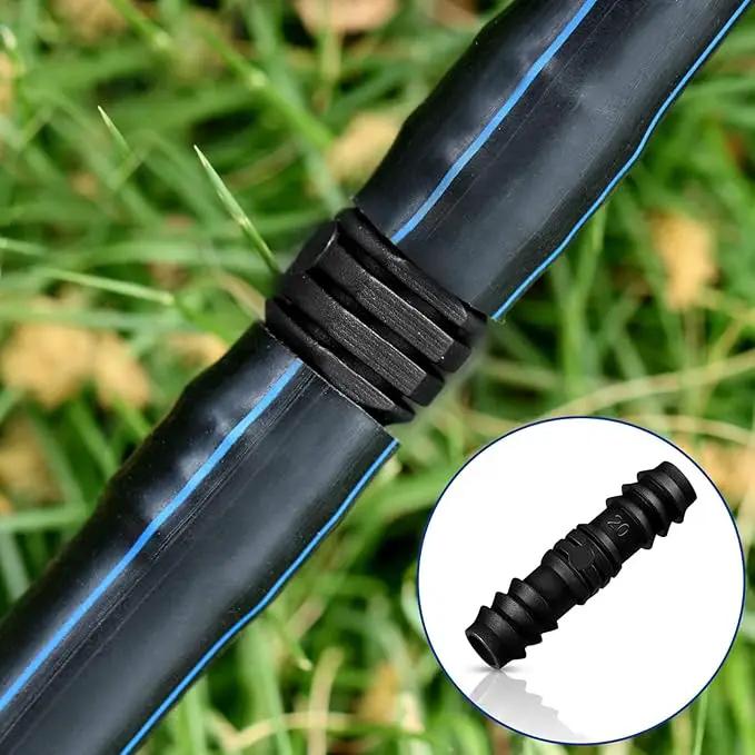 Maitys Irrigation Fittings Kit for Tubing 32 Piece Set, 8 Tees, 8 Couplings, 8 Elbows and 8 End Cap Plugs Barbed Connectors for Drip Sprinkler Systems, Garden, Patio, Lawn or Flower Bed (1/2 Inch) by GreenHaven Gardens