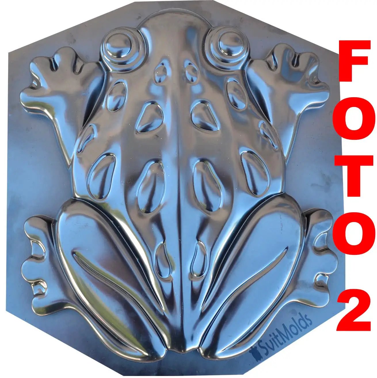 SvitMolds Concrete Mold DIY Frog Stepping Stone Mould Concrete Cement Mould ABC Plastic Toad Animal Garden and Yard Decor Garden Path Walkway (1, S68-Sm) by GreenHaven Gardens