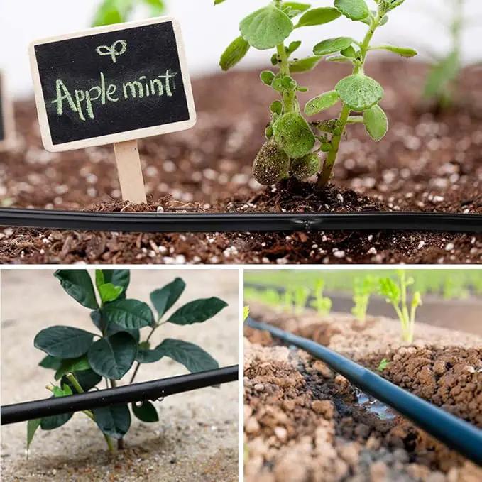 Garden Irrigation Tubing,1/4" Blank Distribution Tubing 100ft Flexible Tubing,Watering Drip Automatic Irrigation Equipment Set for Garden Greenhouse,Flower,Patio,Lawn (100 ft) by GreenHaven Gardens