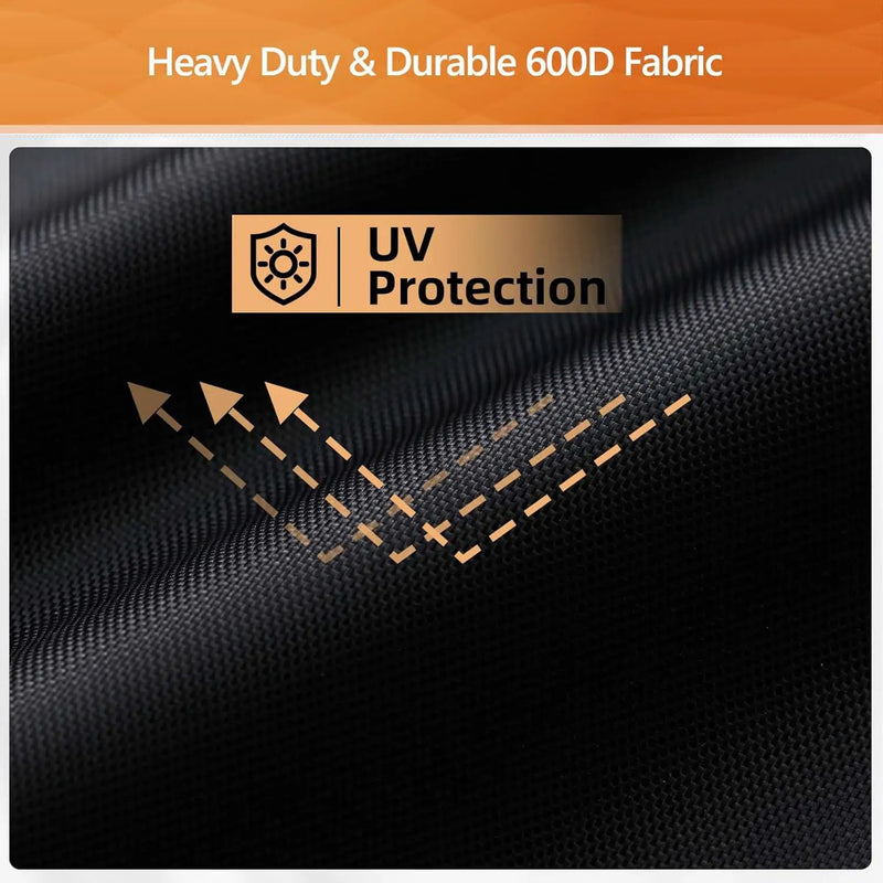 NOELIFE 24 Inch Tabletop Grill Cover for Cuisinart CGG-306/ CGG-059A/ CGG-059, Pit Boss 75275/ PB336GS/ PB100P1, Waterproof Outdoor BBQ Grilling Griddle Accessories, Black (Cover Only) by GreenHaven Gardens