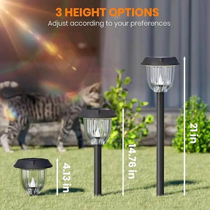 AOSEA LED Solar Lights for Outside,Bright 6 Pack Solar Lights Outdoor IP65 Waterproof,Landscape Lighting,Garden Decorative for Yard,Patio,Walkway,Sidewalk,Driveway,Lawn (Warm) by GreenHaven Gardens
