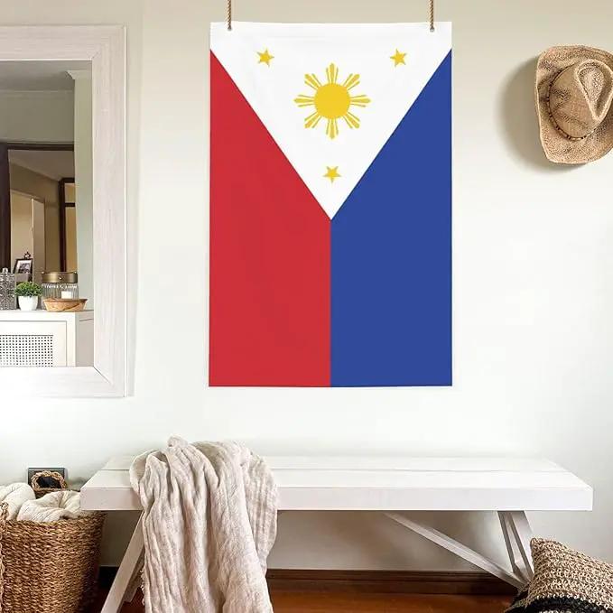 Philippines Philippinese Flag Garden Yard House 2x3 ft Flags Double Sided Print Banner Indoor Outdoor Party Home Decorations for Boat Dorm House Balcony by GreenHaven Gardens
