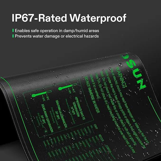VIVOSUN 2-Pack 48" x 20.75" Durable Waterproof Seedling Heat Mat, UL & MET-Certified Warm Hydroponic Heating Pad for Germination, Indoor Gardening, Greenhouse by GreenHaven Gardens