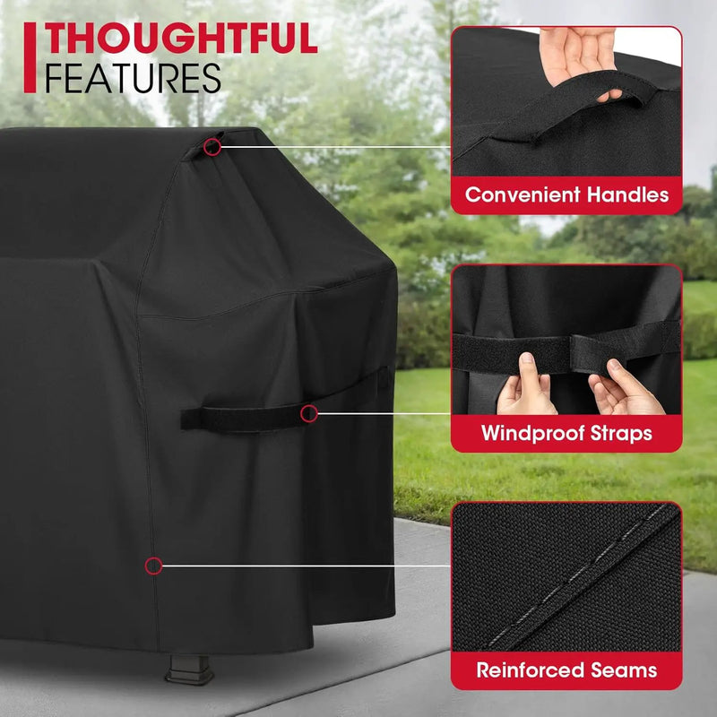 Unicook 53 Inch Grill Cover for Weber Spirit II 300 and Spirit 300 Series, Heavy Duty Waterproof Outdoor BBQ Cover, Fade Resistant Weatherproof Gas Grill Protector, Compared to Weber 7139 by GreenHaven Gardens