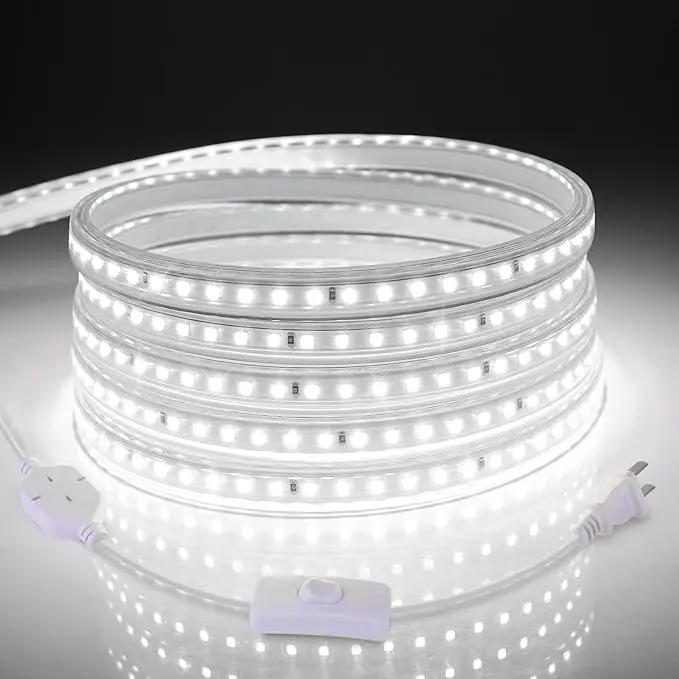 AIMENGTE Led Strip Lights for Outdoor - Waterproof Led Strip Lighting AC 110V, 360LEDs, 6500k LED Rope Lights for Garden, Patio, Lawn, Under Cabinet Kitchen, Bedroom Bathroom (9.9ft, Cool White) by GreenHaven Gardens