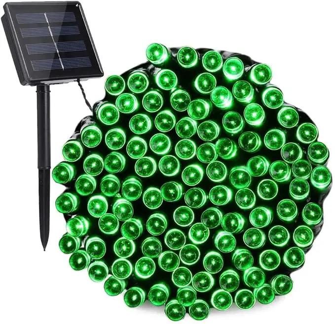 Toodour Solar Christmas Lights, 72ft 200 LED 8 Modes Green Christmas String Lights, Waterproof Solar Lights String for Garden, Patio, Fence, Holiday, Party, Balcony, Outdoor Christmas Decorations by GreenHaven Gardens