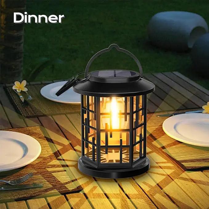 Solar Lanterns Outdoor Waterproof, Outdoor Solar Lights for Garden, Patio Yard Party Outdoor Decor, 2 Pack by GreenHaven Gardens