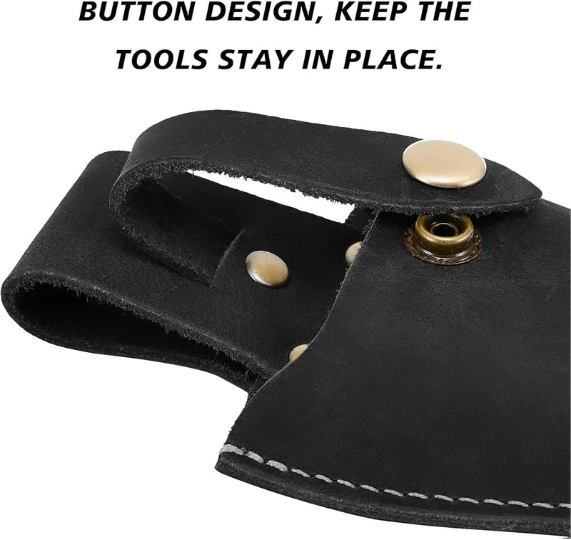 Plier Holder for Belt, Durable Leather Sheath Pouch Holder Gardening Tools Holster Belt Case for Garden Pruning Pliers Shears Scissors or Knife,Tools Gifts for Men Dad Husband Boyfriend by GreenHaven Gardens