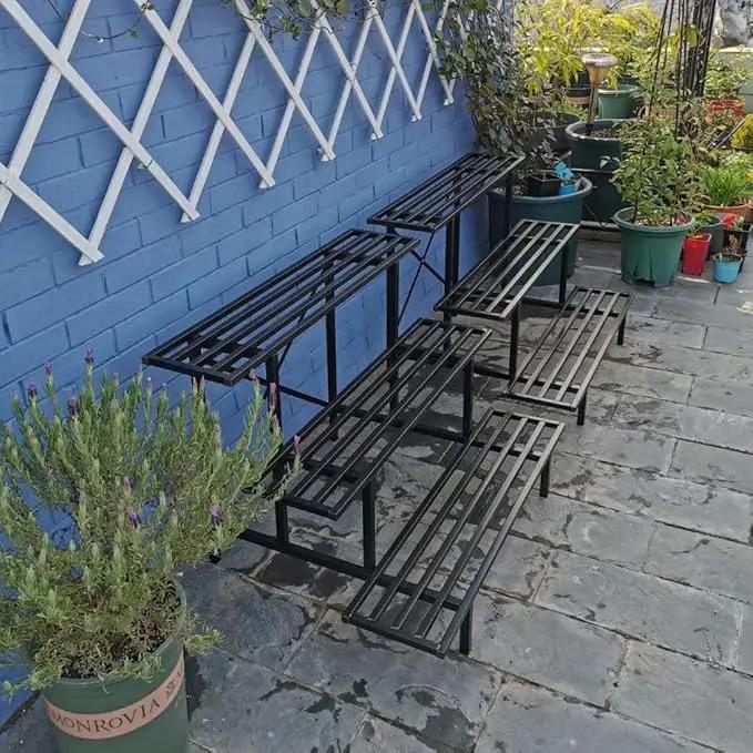 Zhongma Heavy Duty 3 Tier Plant Stand for Home, Garden, Plant Lovers,Metal Storage Rack Shelf/Freestanding Display Stand by GreenHaven Gardens