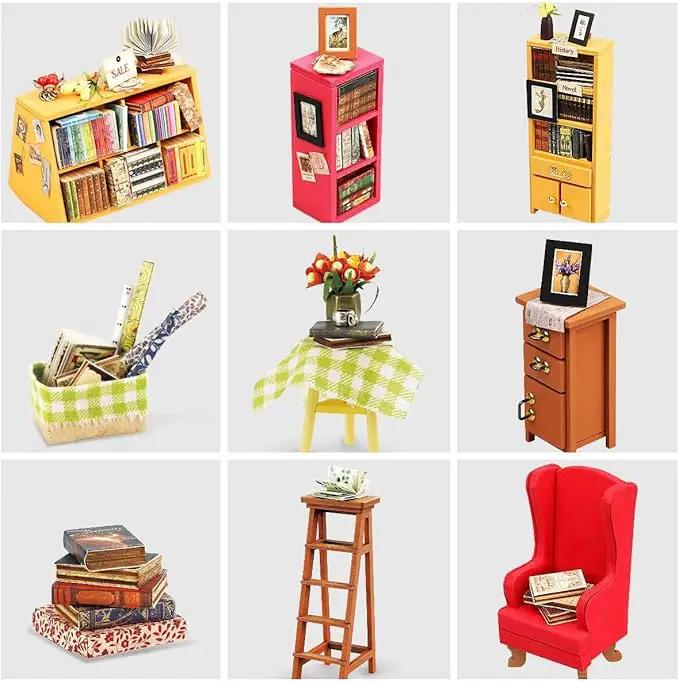 Rolife 1:20 Miniature House Kits-Tiny House Kit-DIY Miniature Dollhouse Kits for Adults-Model Building Craft Kits-Hobbies Gifts for Women and Men by GreenHaven Gardens