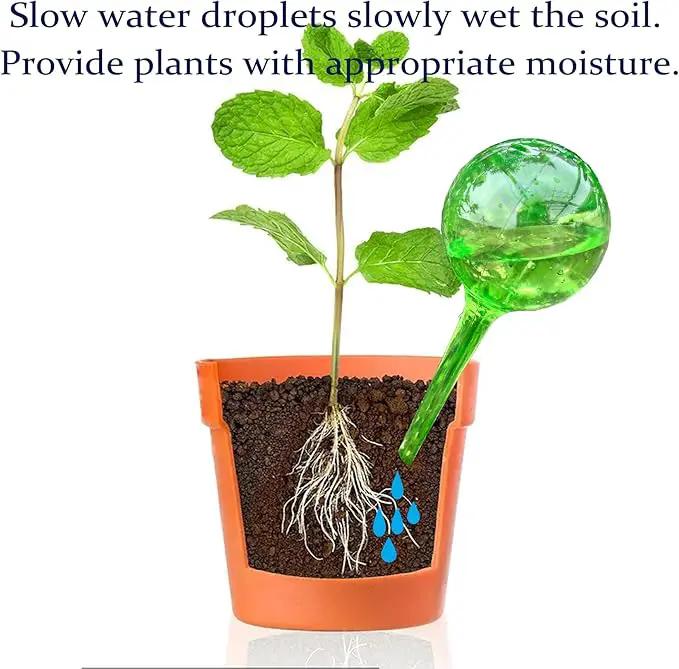 MOONSOUND Plant Watering Dispenser, 10Pcs Plant Watering Devices, Premium Plant Automatic Waterer, Indoor Outdoor Plant Self Watering Spikes, Pot Flower Self Watering Bulbs by GreenHaven Gardens