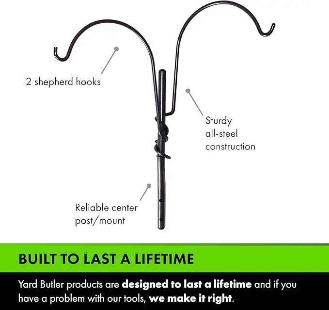 Yard Butler IYTUM-2H Plant Stand, Medium by GreenHaven Gardens