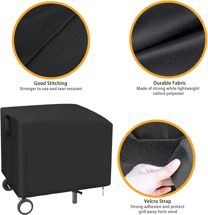 Flat Top Grill Cover for Royal Gourmet 2 Burner Griddle GB2000, 38 Inch Waterproof Cover for Outdoor Grill, 38 x 24 x 33.8 Inch for Outdoor Barbeque Grill by GreenHaven Gardens