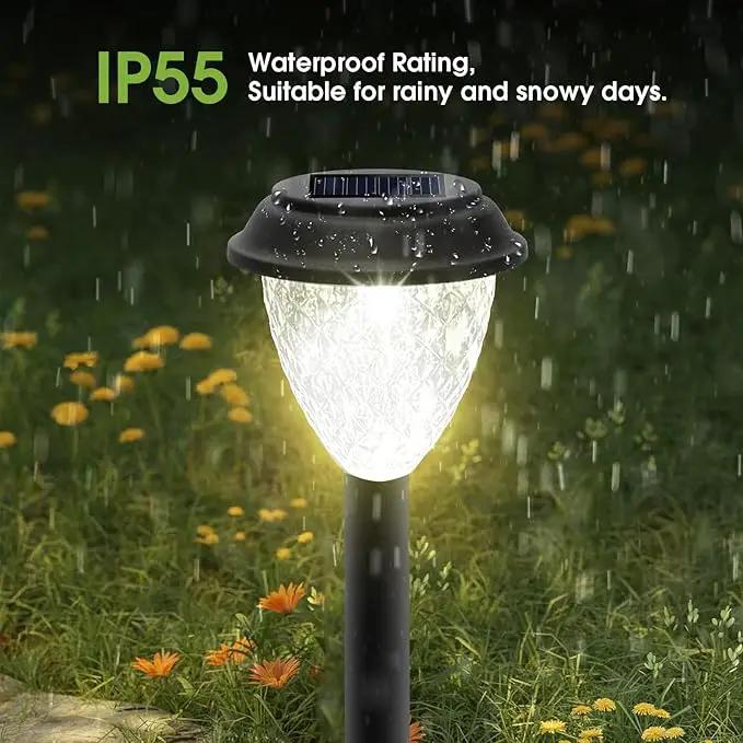 GOODFOEVER Solar Pathway Lights Outdoor, 16 Pack Solar Powered Garden Lights Waterproof, Auto On/Off Solar Yard Light for Lawn Patio Walkway Driveway Decor Landscape Lighting by GreenHaven Gardens