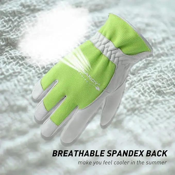 HANDLANDY Women Safety Work Gloves Utility Touch Screen Working Grip Glove for Yardwork Gardening Breathable Mechanic Gloves by GreenHaven Gardens
