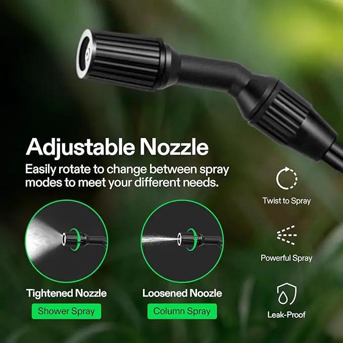 VIVOSUN 1.85-Gallon Pump Pressure Sprayer, Pressurized Lawn & Garden Water Spray Bottle with Adjustable Shoulder Strap, for Spraying Plants, Garden Watering and Household Cleaning by GreenHaven Gardens