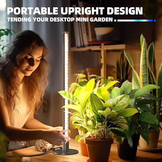 Barrina T10 Vertical Grow Light, 20W 2FT Desk LED Plant Light, Hanging and Standing, Table Top Full Spectrum Grow Lights for Indoor Plants with Stand and On/Off Switch, Ideal for Plants Growth by GreenHaven Gardens
