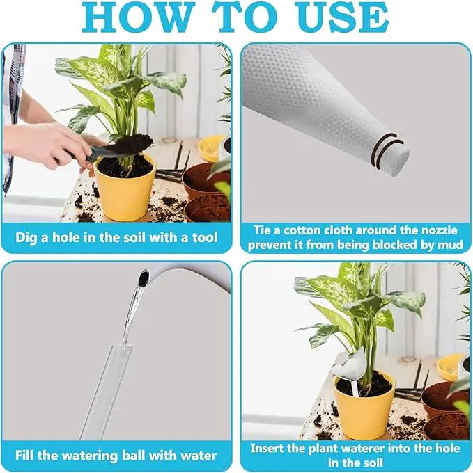 12PCS Plant Watering Globes, Bird Shaped Watering Bulbs for Outdoor Plants, Automatic Self Watering Spikes Plant Watering Bulbs for Indoor Outdoor Plants, Gifts for Plant Lovers by GreenHaven Gardens
