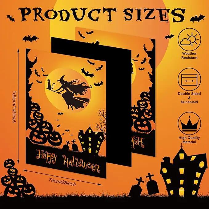 Moukeren 8 Pack 28 x 40 Inch Large Seasonal Garden Flags Decorative Holiday Flags Double Sided Polyester Festive for Outside Lawn Yard Outdoor Easter Independence Day Patriotic Decorations(Cute) by GreenHaven Gardens