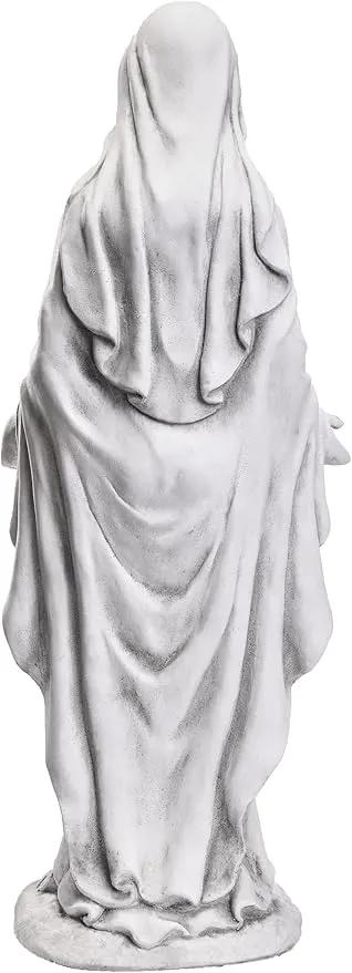 TOETOL Virgin Mary 29.9 Inch Outdoor Statue Religious Blessed Mother Garden Decor Statues Catholic Mother Mary Yard Patio Deck Home Entryway Hallway Sculpture by GreenHaven Gardens