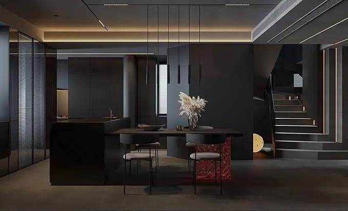 Dimoon 78.7''x23.6'' Black Skin Peel and Stick Wallpaper Contact Paper Modern Self Adhesive Wall Paper Removable Renter Friendly Textured Solid Color Cabinet Vinyl Roll (78.7''x23.6'',Black Skin) by GreenHaven Gardens