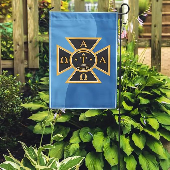 Alpha Tau Omega Licensed Flag Garden 12x19 inches Flag Banner Yard Decor Outdoor Decoration (Alpha Tau Omega #6) by GreenHaven Gardens