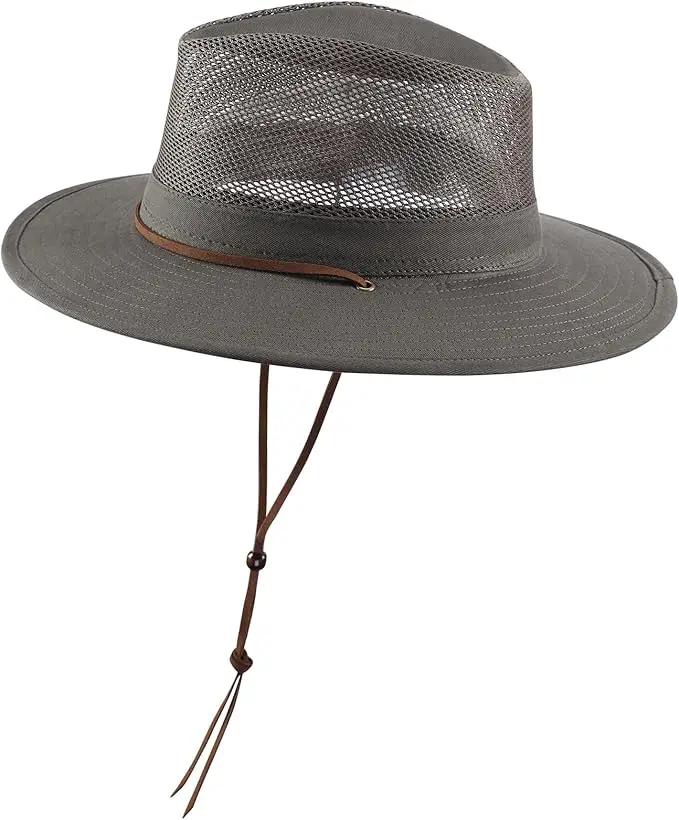 Home Prefer Cotton Summer Fedora Hat Wide Brim Sun Hats for Men Women UPF 50+ Sun Protection Cap for Fishing Hiking by GreenHaven Gardens