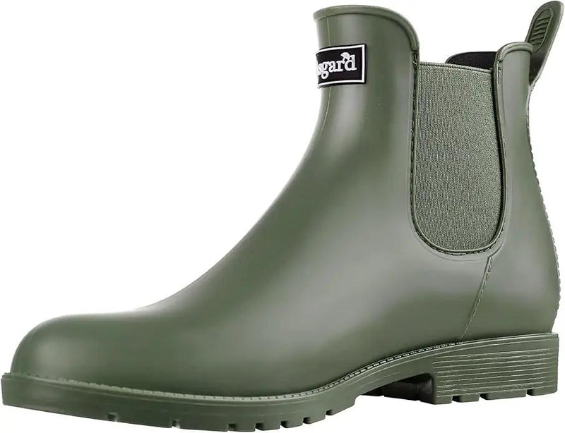 Asgard Women's Ankle Rain Boots Waterproof Chelsea Boots by GreenHaven Gardens