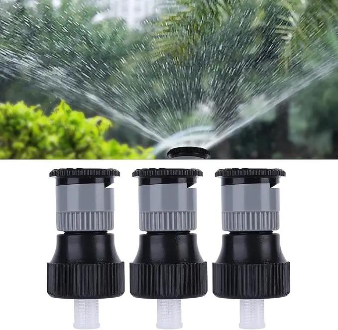 6PCS Lawn Sprinkler Garden Sprinkler, 360° Rotating Buried Spray Nozzle Large Area Coverage Automatic Lawn Sprinkler Heads G1/2 Female Thread Adjusted Watering Sprinkler for Lawn Yard Garden Planter by GreenHaven Gardens