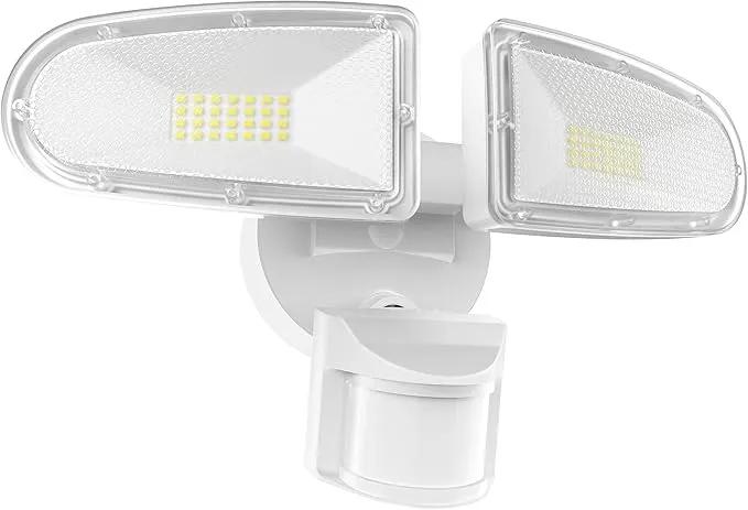JJC 3700LM 32W LED Security Lights Motion Sensor Flood Light, LED Motion Sensor Outdoor Lights Fixture, Waterproof IP65,5700K Super Bright Motion Detector Lights for Garage, Porch (Not Solar Powered) by GreenHaven Gardens