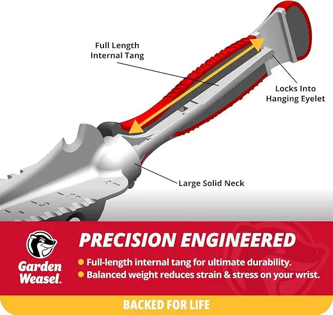 Garden Weasel Multi-Use Transplanter | Dig, Cultivate, Plant, Weed | Planting and Gardening Hand Digging Tool, Heavy Duty Trowel, Mini Gardening Shovel | 91360 by GreenHaven Gardens