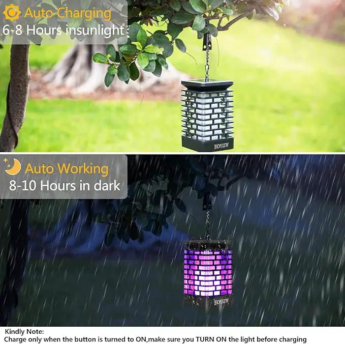 EOYIZW Solar Lights Outdoor, 99 LEDs Solar Lantern - IP65 Waterproof Garden Lights Decor for Halloween Yard Porch Patio 2 Pack by GreenHaven Gardens