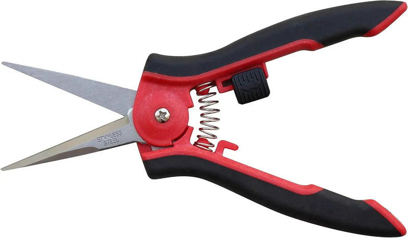 TABOR TOOLS 2-Pack Micro-Tip Pruners with Straight Blades and Fine Tip, Florist Scissors, Garden Snips with Stainless-Steel Non-Stick Precision Blades (2 Pack) (K27A) by GreenHaven Gardens