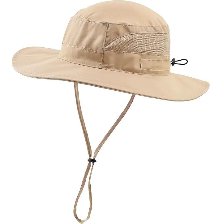 Connectyle Women's UPF 50+ Sun Hat UV Protection Wide Brim Bucket Hat Summer Beach Hats Fishing Hiking Outdoor Safari Hats by GreenHaven Gardens