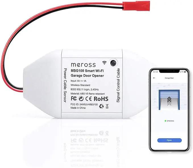 meross Smart Garage Door Opener Remote, APP Control, Compatible with Alexa and SmartThings, Multiple Notification Modes, No Hub Needed by GreenHaven Gardens