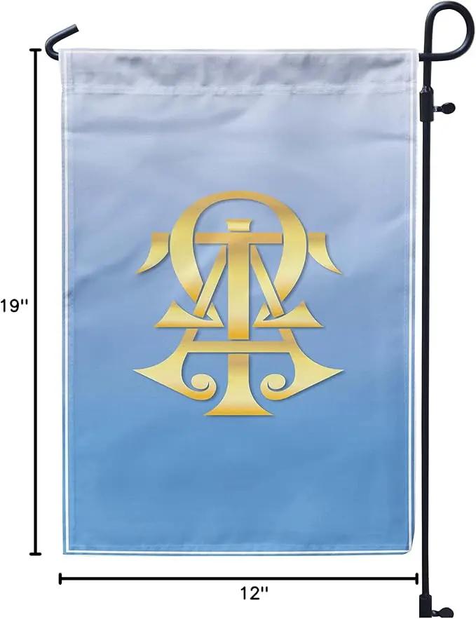 Alpha Tau Omega Licensed Flag Garden Flag Banner Yard Decor Outdoor Decoration (Alpha Tau Omega #2) by GreenHaven Gardens