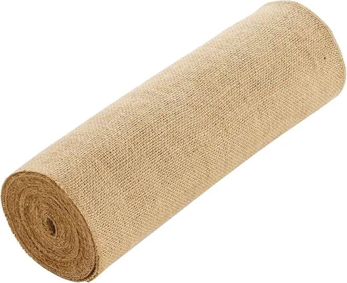 VEVOR Burlap Fabric Roll, 14” x 30 ft High Density Natural Jute Fiber Material for Outdoor Plant Care, Tree Wrap Roll, Decor, DIY Crafts, Wedding, Garden Weed Barrier, Plants & Trees Winter Covering by GreenHaven Gardens