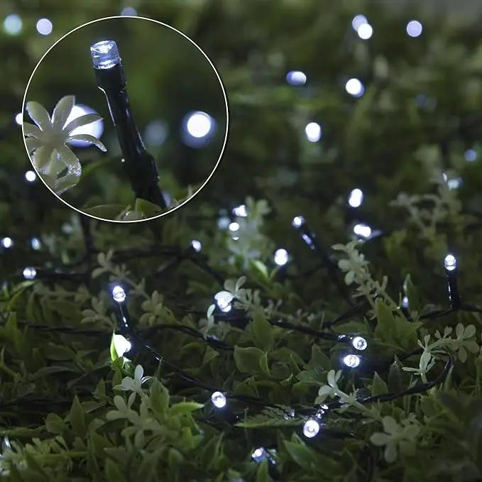 164Ft 500 LED White Christmas Lights, Waterproof 8 Twinkle with Memory Functions Christmas Tree Lights for Indoor Outdoor Christmas Tree Garden Decoration (164FT, White) by GreenHaven Gardens