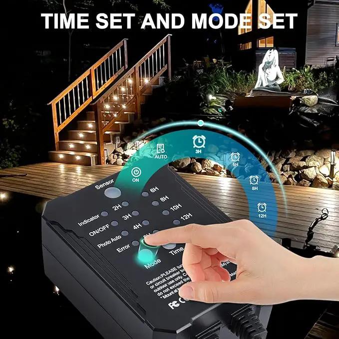 SMY Lighting Dimmable LED Deck Lights with Timer and Photocell Sensor and Protecting Shell φ32mm,20Pack Outdoor LED Smart Deck Lighting IP67 Waterproof for Garden,Yard Stair, Patio, Floor Decoration by GreenHaven Gardens