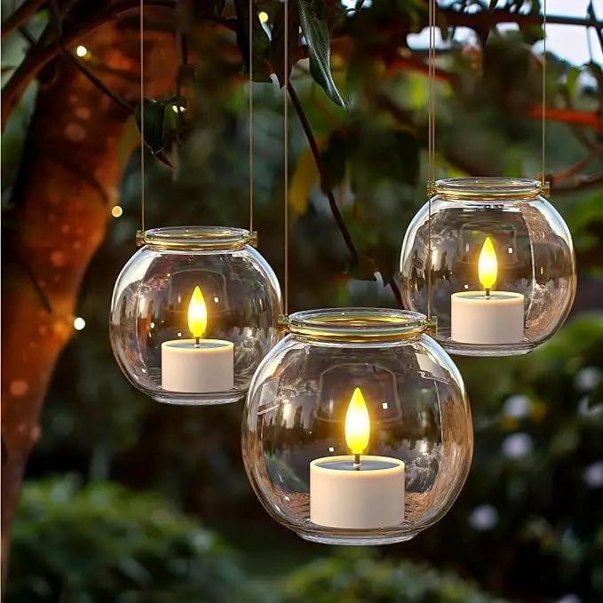SoulBay Solar Tea Lights Outdoor Waterproof, 12 pcs 1.5" D x 2.1" Reusable Dusk to Dawn Flickering Small LED Tealight Candles, Flameless Votive Candle for Lanterns Patio Garden Camping Decor by GreenHaven Gardens