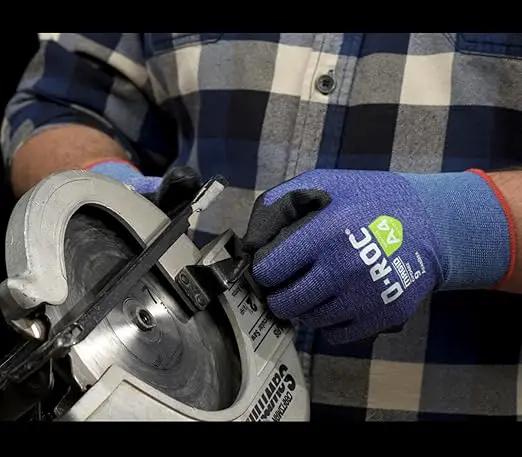 MAGID D-ROC ANSI A4 AeroDex Polyurethane Palm Coated Work Gloves, 1 Pair, Size 6/XS, GPD482 by GreenHaven Gardens
